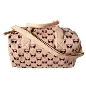 OMG Accessories Bags - OMG Accessories Cool Cat Glitter Duffel Bag OMG Accessories Bags - OMG Accessories Cool Cat Glitter Duffel Bag